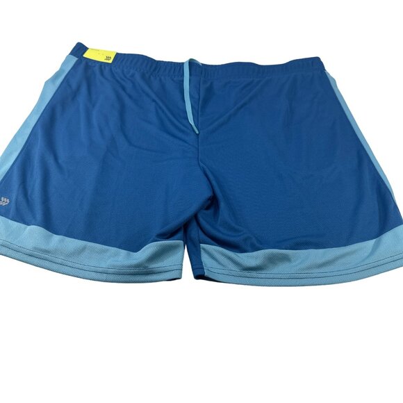 All In Motion Mens Sz XXL Short Mesh Moisture Wicking Two Front Pockets Blue New - Picture 2 of 16